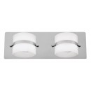 Rabalux 5490 LED fürdőszoba fali spotlámpa Tony 2x5W | 730lm | 4000K | IP44 - króm