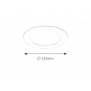 Rabalux 5571 LED süllyeszthető és mennyezetre szerelhető lámpa Lois 1x6W | 350lm | 4000K - matt fehér