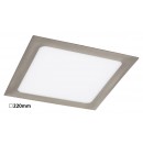 Rabalux 5583 LED süllyeszthető és mennyezetre szerelhető lámpa Lois 1x18W | 1400lm | 3000K - szatén króm
