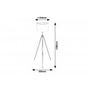 Rabalux 5596 állólámpa Stanislaw 1x60W|E27