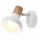 RABALUX 5943 Holly spotlámpa E14 1x40W fehér / bükk