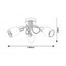 Rabalux 6020 mennyezeti spotlámpa Elite 3x40W|E14