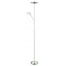 Rabalux 7006 LED állólámpa olvasólámpával Vlasta 18W a 5W|3000K - króm