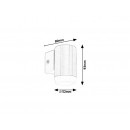 Rabalux 8937 LED kültéri ​fali lámpa Catania 1x4W | 350lm | 3000K | IP44 - bronz