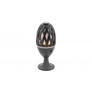 Rabalux 8946 LED kert ​lámpa Flamenco 1x5W | 6lm | 1500-1900K | IP65 - USB, kapcsoló a házon, fekete
