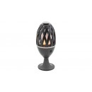 Rabalux 8946 LED kert ​lámpa Flamenco 1x5W | 6lm | 1500-1900K | IP65 - USB, kapcsoló a házon, fekete