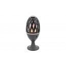 Rabalux 8946 LED kert ​lámpa Flamenco 1x5W | 6lm | 1500-1900K | IP65 - USB, kapcsoló a házon, fekete