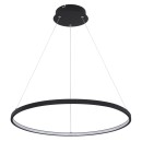 Globo 67192-29B LED mennyezeti függőlámpa Ralph 1x29W | 1250lm | 3000K - állítható magasságú, fekete, opál