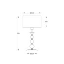 Zuma Line 003064-023772 asztali lámpa REA II E27