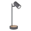 Globo 57910TG asztali lámpa Robby 1x5W | GU10 - fekete, fa