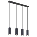 Globo 57911-4HB függőlámpa Robby 4x35W | GU10 - fekete