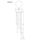 Globo RYAN 15629W-5 LED mennyezeti függőlámpa G9