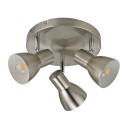 Italux SPL-3422-3-SN mennyezeti spotlámpa Riado | 3x40W E14