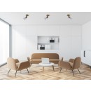 Italux SPL-67535-1-BK-WO mennyezeti spotlámpa Barel E27
