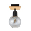 Italux SPL-67535-1-BK-WO mennyezeti spotlámpa Barel E27