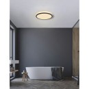Globo 41562-24B LED mennyezeti lámpa Sapana 1x18W | 2300lm | 3000K | IP44 - switchdimmer, memória funkció, fekete, opál