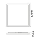 Globo 41563-18W LED mennyezeti lámpa Sapana 1x18W | 1600lm | 3000K | IP44 - switchdimmer, memória funkció, fehér, opál