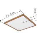 Globo 41563-18WW LED mennyezetre szerelhető lámpa SAPANA | 18W integrált LED forrás | 1600lm | 3000K