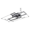 Globo 67328-24O LED mennyezetre szerelhető lámpa SAPENA  | 24W integrált LED forrás | 1900lm | 3000K