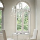 Ideal Lux 092782 mennyezeti függőlámpa Sem 8x40W|E14 - fehér