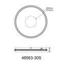 Globo 48563-30S LED mennyezetre szerelhető lámpa SHIRLEY  | 30W integrált LED forrás | 1170lm | 2700-6500K
