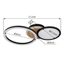 Globo 67273-28 LED mennyezetre szerelhető lámpa SID  | 28W integrált LED forrás | 2100lm | 3000K