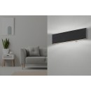 Globo 41751-12B LED fali lámpa Siegfried 1x12W | 450lm | 3000K - kapcsoló a lámpatesten, fekete