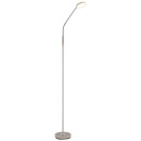Globo 58504SSA LED állólámpa SILVIO  | 6.5W integrált LED forrás | 350lm | 2700/3350/4000K | kapcsolóval
