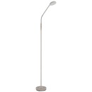 Globo 58504SSA LED állólámpa SILVIO  | 6.5W integrált LED forrás | 350lm | 2700/3350/4000K | kapcsolóval