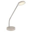 Globo 58504TSA LED asztali lámpa SILVIO | 6.5W integrált LED forrás | 350lm | 2700/3350/4000K | kapcsolóval