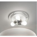 Ideal Lux 032047 mennyezetre szerelhető lámpa Smarties 2x60W|E27 - fehér