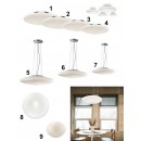 Ideal Lux 032078 asztali lámpa Smarties Bianco 1x15W|G9 - fehér