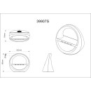 Globo 39907S LED asztali lámpa SOUNDRA  | 4W integrált LED forrás | kapcsolóval