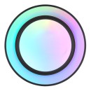 Globo 41368-24 Sully LED mennyezeti lámpa 1x24W | 800lm | 3000-6500K | RGB - szabályozható, távirányítás, szivárvány effektus, éjszakai üzemmód, memória funkció, fekete, opál