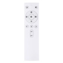 Globo 41368-24 Sully LED mennyezeti lámpa 1x24W | 800lm | 3000-6500K | RGB - szabályozható, távirányítás, szivárvány effektus, éjszakai üzemmód, memória funkció, fekete, opál