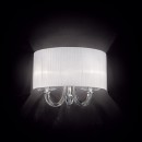 Ideal Lux 035864 fali lámpa Swan 2x40W|E14 - fehér