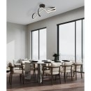 Globo SWIRL 67341DS LED mennyezetre szerelhető lámpa | 30W LED | 2350lm | 4000K
