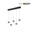 Trio SELECT  T344410532 LED mennyezeti függőlámpa ORBIT   | 5x8W integrált LED forrás | 5x960lm | 2300+3000+4000K