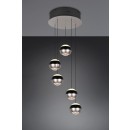 Trio SELECT  344430507  LED mennyezeti függőlámpa ORBIT  | 5x8W integrált LED forrás | 5x960lm | 2300+3000+4000K