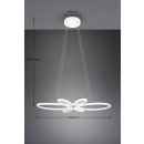 Trio T345619131 LED mennyezeti függőlámpa FLY | 32W integrált LED forrás | 3900lm | 4000K