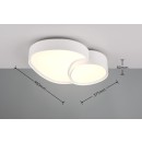 Trio T647510231 LED mennyezetre szerelhető lámpa RISE | 21W integrált LED forrás | 2400lm | 2700-6500K