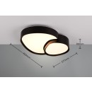 Trio T647510232 LED mennyezetre szerelhető lámpa RISE | 21W integrált LED forrás | 2400lm | 2700-6500K