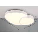 Trio T647519231 LED mennyezetre szerelhető lámpa RISE | 45W integrált LED forrás | 5300lm | 2700-6500K