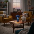 Italux TB-83647-BLU LED asztali lámpa Dorbia | 2W integrált LED forrás | 45lm | 3000/6500K | kapcsolóval | kék