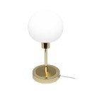 Italux TB-92039-GD LED asztali lámpa Cave | 4.8W integrált LED forrás | 495lm | 3000K | kapcsolóval | aranyszínű | opál