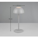 Trio Reality TR54106177 LED kültéri asztali lámpa RICARDO  | 1,7W integrált LED forrás | 240lm | 3000K