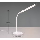 Trio Reality TR57641101 LED asztali lámpa TORO | 5W integrált LED forrás | 700lm | 3000+4000+5000K