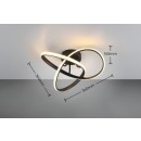 Trio Reality TR62101132 LED mennyezetre szerelhető lámpa MEO | 15W integrált LED forrás | 1800lm | 3000K