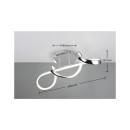 Trio Reality TR67281106 LED mennyezetre szerelhető lámpa PADUA | 28W integrált LED forrás | 3400lm | 4000K