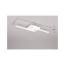 Trio Reality TR67303131 LED mennyezetre szerelhető lámpa VIALE | 17W integrált LED forrás | 1950lm | 4000K